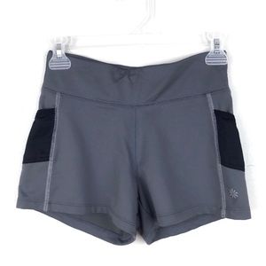 Athleta | Grey & Black Gym Shorts S